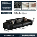 Four-seater sofa, 2.8 meters long