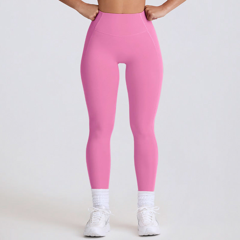 peach butt tummy-tight yoga pants for women outwear running sports quick-drying fitness pants three-quarter shorts