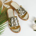Summer slippers women's internet celebrity new korean style casual non-slipeasiest for match flats one-line slippers fashion sandals women's outwear