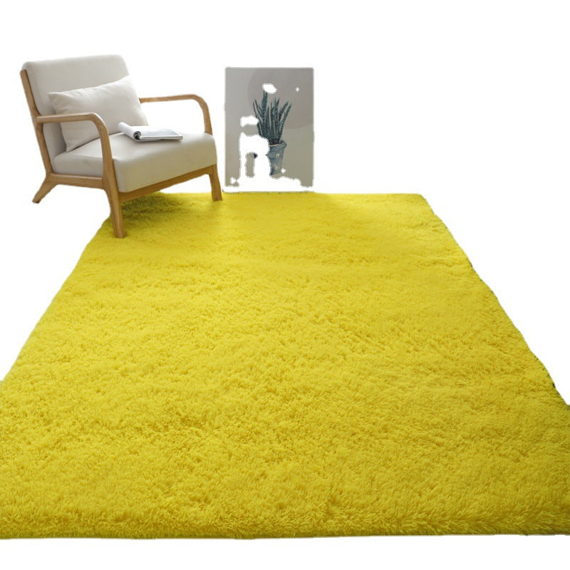 In stock supply thick washable silk stuffed blanket floor mat bedroom living room carpet floor mat bay window mat patchwork carpet