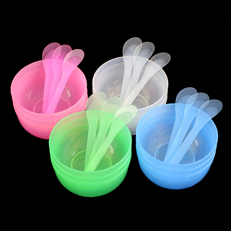 Beauty mask tool set #5: mask bowl + mixing spoon & spatula, makeup bowl, beauty supplies, spa mask mixing bowl set