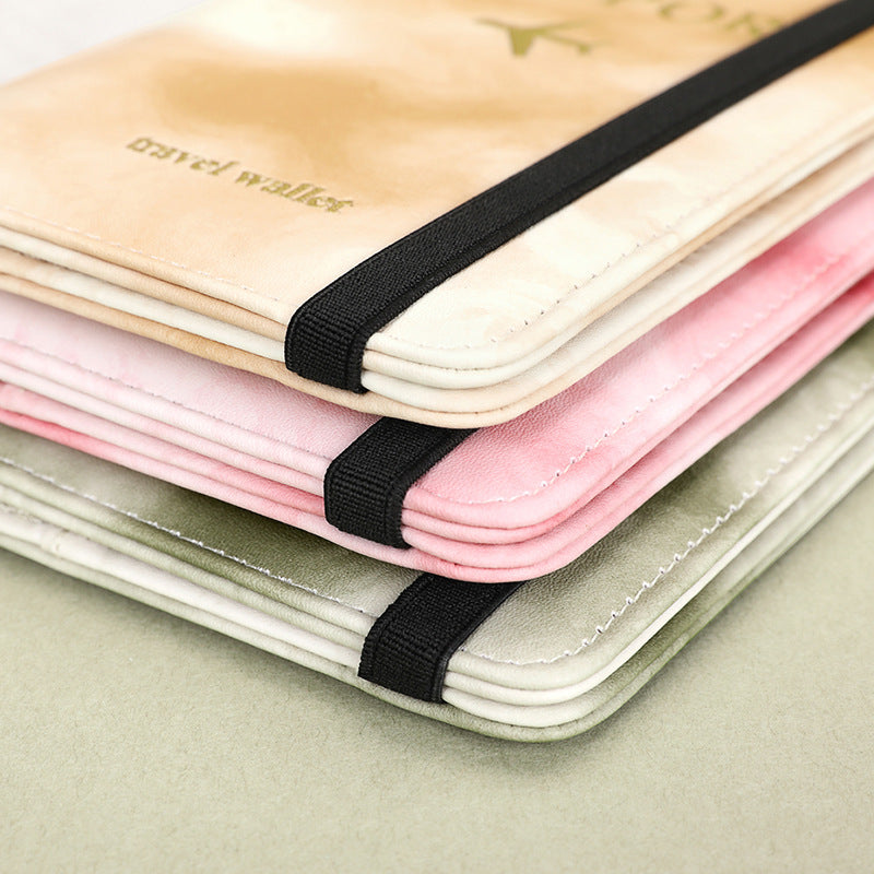 spot free shipping RFID US passport cover multi-functional passport bag passport card cover integrated storage leather bag