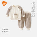 Babylon spring & fall kids suit baby spring & fall suit sweatshirt suit outing style infant clothes xinjiang cotton