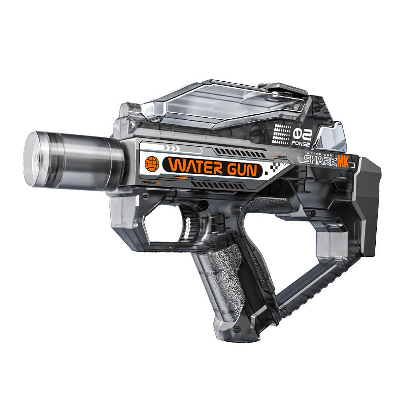 new arrival electric water gun flash linkage fully automatic burst kidssummer boys water shooting water gun