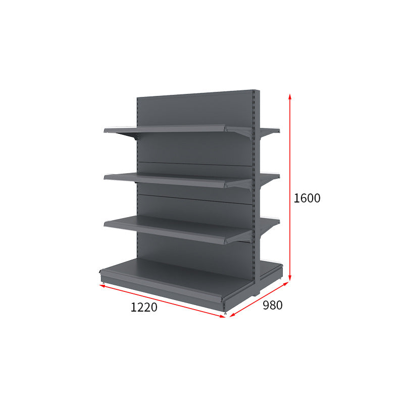Convenience store shelves Supermarket shelves Display shelves All-iron multi-layer snack shelves Double-sided mid-island laminate Container wholesale