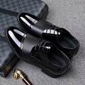 Spring/summer new men's leather shoes - versatile korean style, british fashion, trendy business casual lace-up shoes - dropshipping available