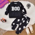 cross-border fashion: new halloween long-sleeve outfit set for girls (us/eu)