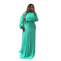 European and american cross-border women's fashion:  summer new collection - elegant and sweet pleated puff sleeve blouse with high-waisted midi skirt set