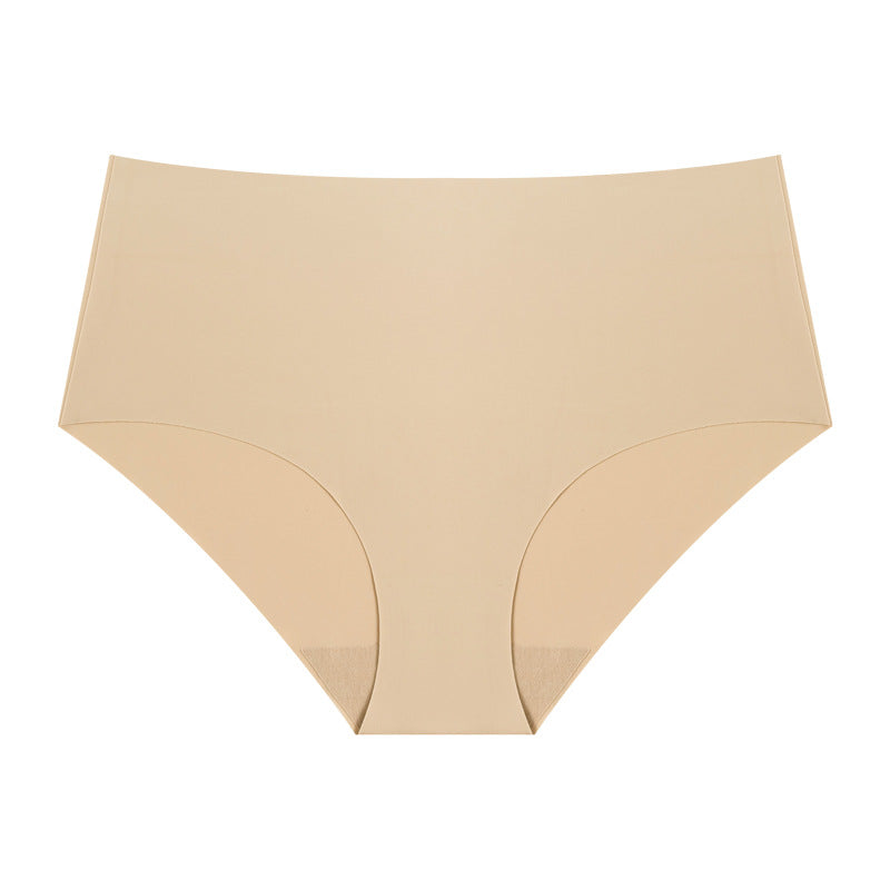 foreign trade wholesale high-waisted seamless briefs, yoga sports comfortable women's underwear, breathable ice silk panties