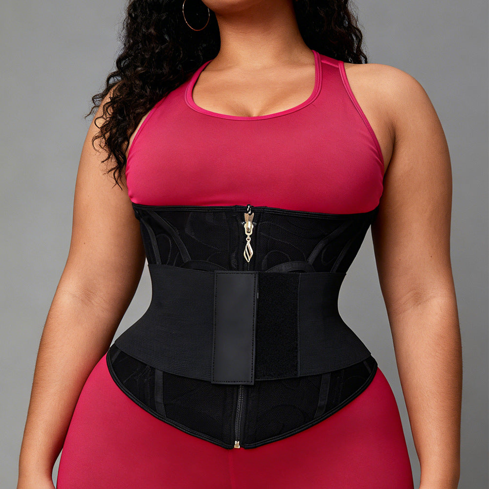 Fashionexport shaping mesh tight slimming look pressure belt waist shaping waist protector abdominal belt waist belt waist belt