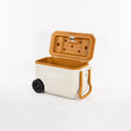 Ice master 38l ivory white trolley cooler with wheels - portable outdoor camping picnic food ice chest
