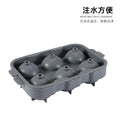 Custom ice cube molds - 6-cavity round ice tray, silicone 4-hole ice ball mold, ice cube box, various silicone ice trays