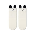 Babylon children's socks solid color ear lifting combed cotton cartoon knee socks autumn boneless cute newborn infant socks