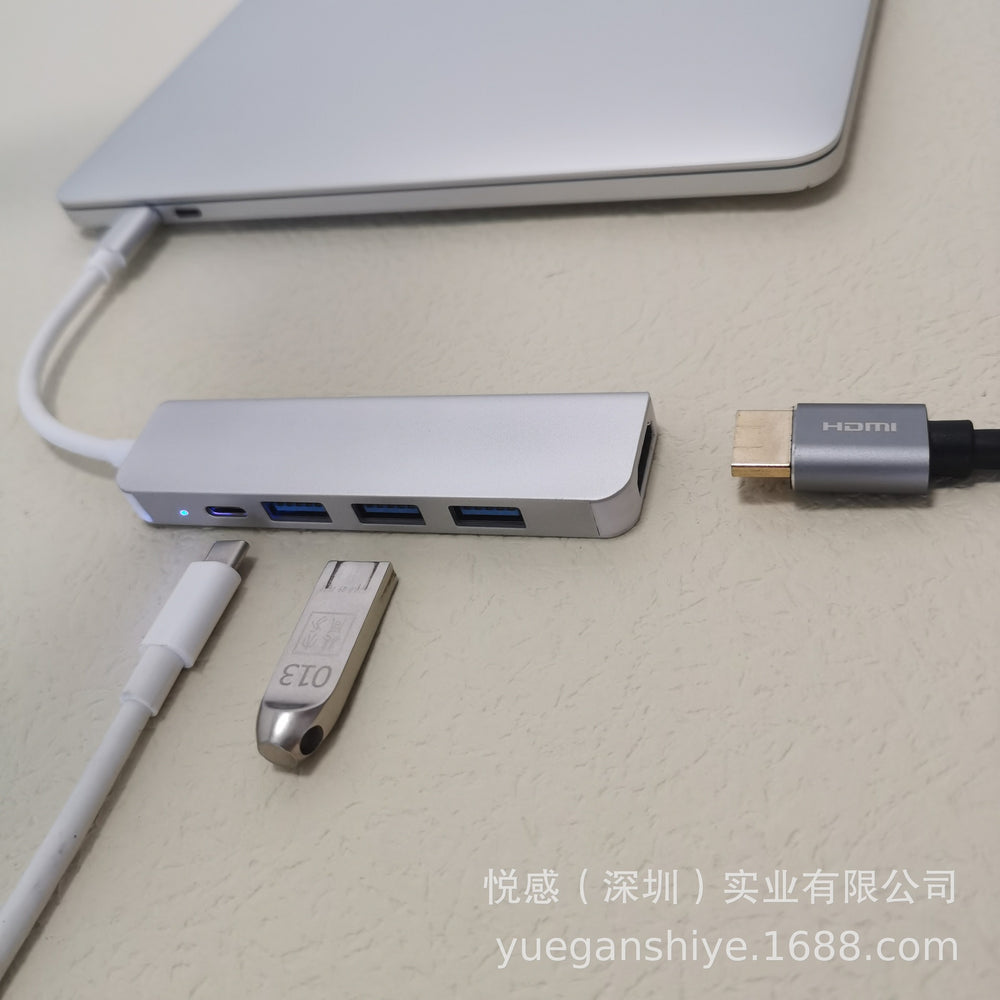 5-in-1 docking station 3.0 hub suitable for apple macbook usb extender