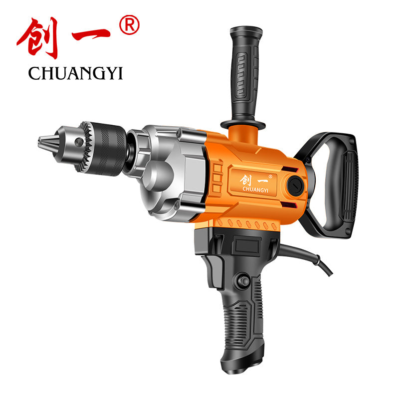 Chuangyi aircraft drill high power putty mixer powder paint coating mixer dust machine concrete drilling machine