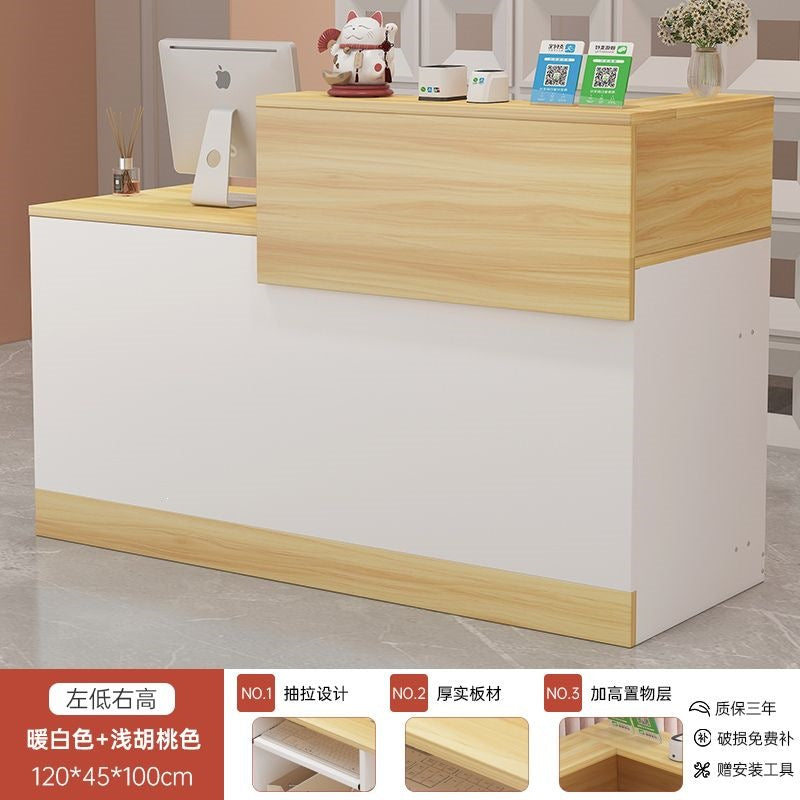 Cashier counter modern casual store small popular clothing store counter front bar table beauty salon reception desk