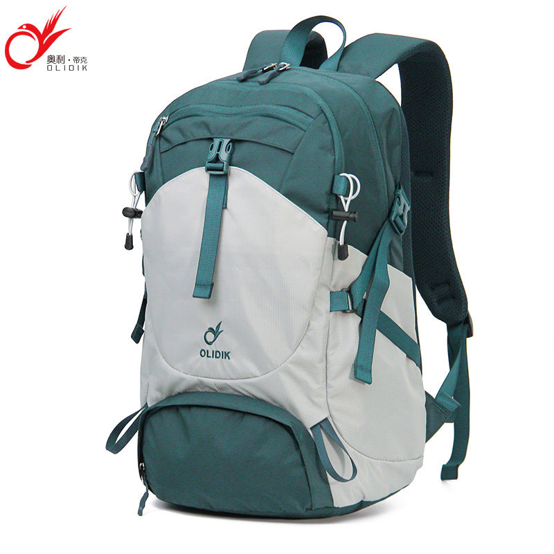 Backpacking Travel Light Outdoor Backpack Men's Hiking Hiking Bag Women's Going Out Large Capacity Leisure Student School Bag