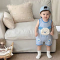 Summer new sleeveless baby clothes infant rompers newborn cartoon super cute outing outfit summer onesie