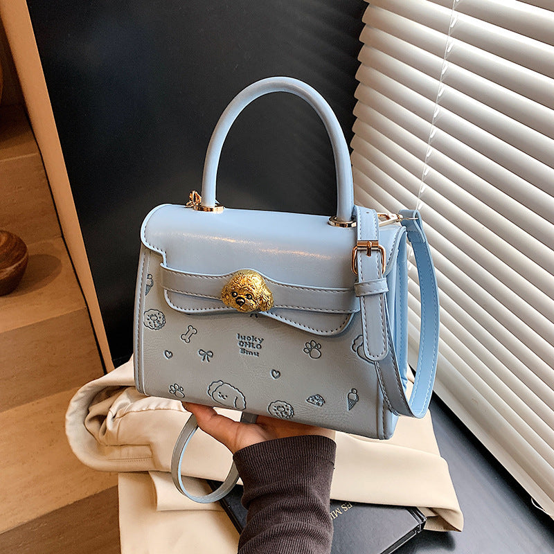 Cross-border super fire niche bag women's spring and summer 2025 new fashion shoulder messenger bag high-end portable Kelly bag
