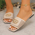 Women's summer flat sandals & slippers -  new arrivals: plus size, minimalist, single strap, everyday commute, fashionable footwear
