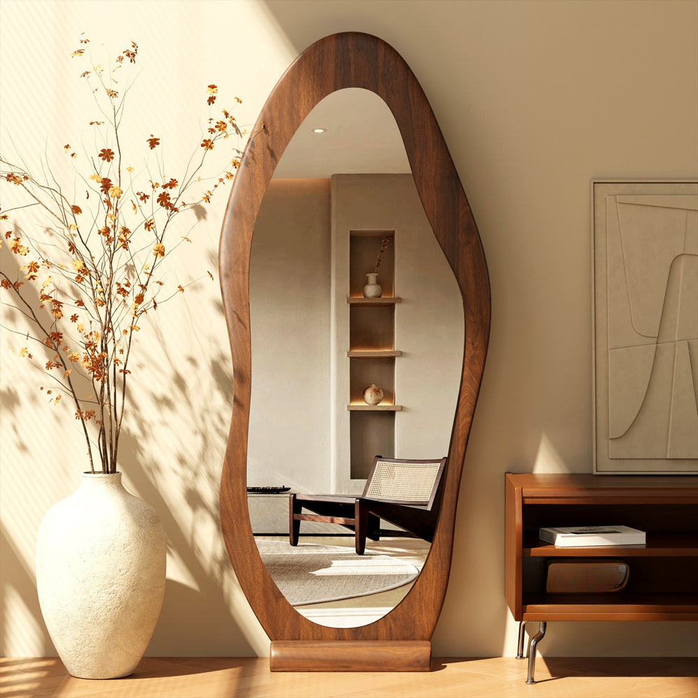 Used full-length mirror for home wall-mounted classic large mirror floor mirror wall-mounted classy dressing mirror bedroom fitting mirror
