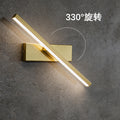 Custom bedroom wall lamp bedside lamp nordic modern minimalist creative popular stairway aisle living room rotating wall sconce