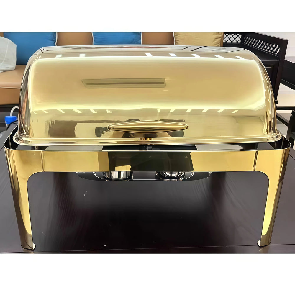 Thickened stainless steel buffet stove, compartmented buffet stove, hotel and restaurant insulated meal stove, in stock