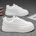 Men's spring 2025 new breathable white sneakers, athletic casual shoes, trendy men's brand, niche anti-slip wear-resistant skate shoes