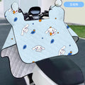 Electric vehicle windshield cover - rainproof, sunproof, windproof, sunshade - thin, waterproof cape style for electric bikes and motorcycles