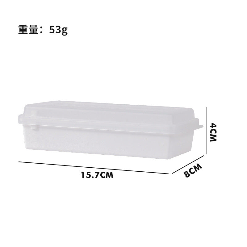 Kitchen butter keeper - airtight storage container with lid for refrigerator, slicer, and cheese cutting & storing