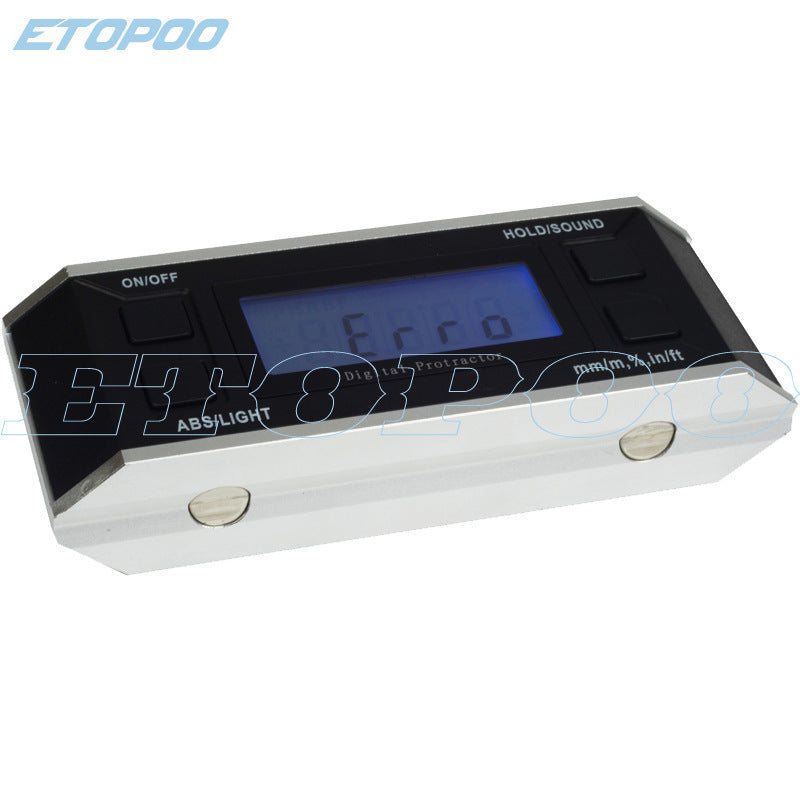 HUOTO digital display inclination box IP54 digital display inclination meter digital display angle ruler horizontal ruler slope ruler