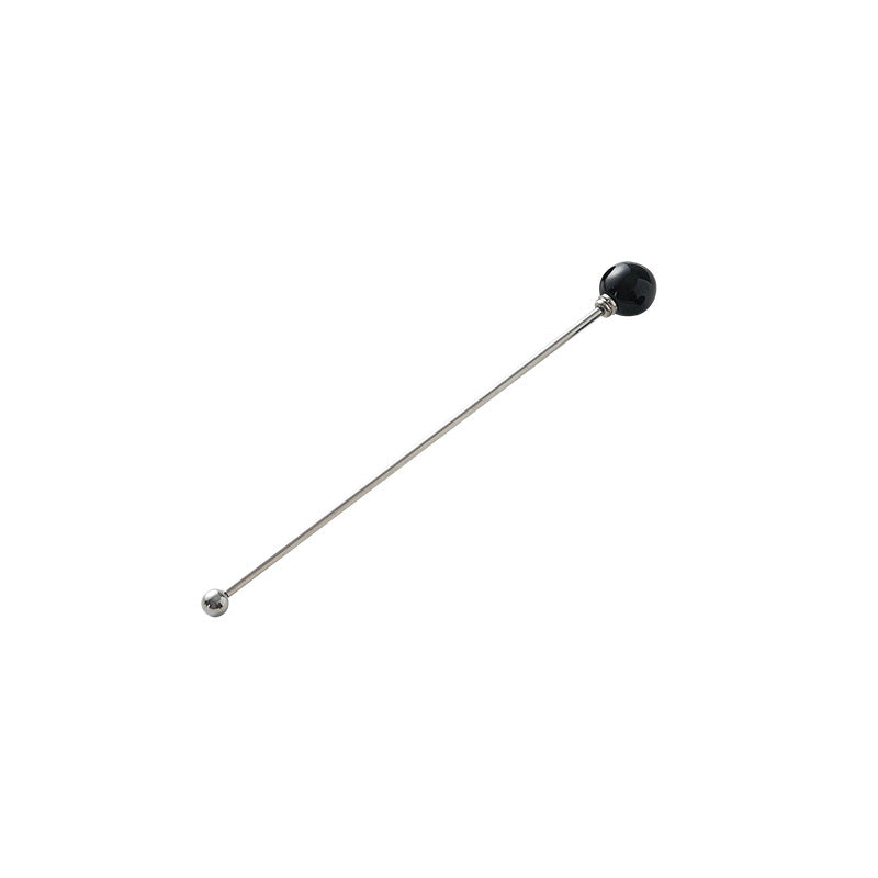 304 stainless steel tea & coffee stirring rods - multi-colored dessert picks - high-value ceramic handle milk frothing sticks - wholesale