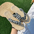 Flip-flops summernew arrival women's fashion color block beach slippers cool stylish flip-flops non-slip flats slippers
