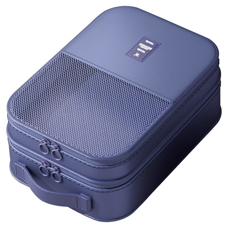 Shoe storage bag, business trip travel, portable suitcase, breathable shoe bag, shoe cover, storage box, dust bag, double-layer storage.