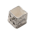 Electroplated silver cheese jar