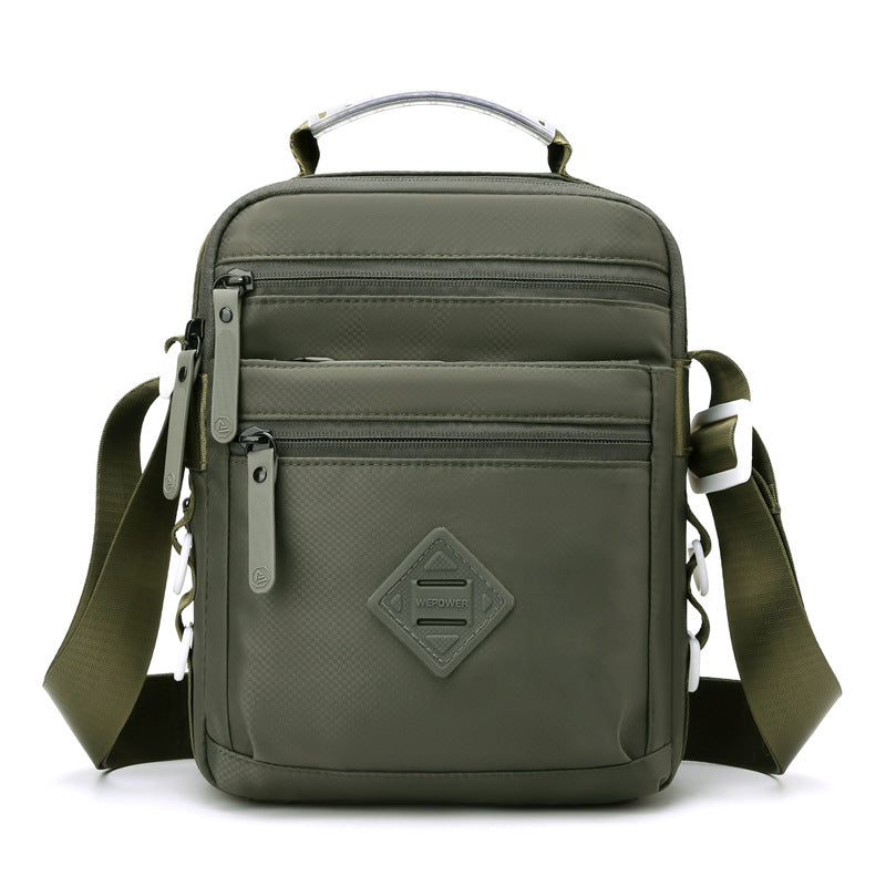 New fashionable men's bag personalized business bag unisex but stirring trend oblique span bag small square bag