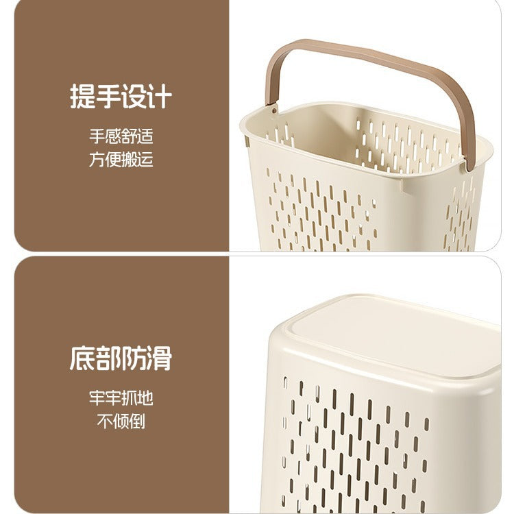 Pp dirty clothes basket extra large storage basket dormitory bathroom laundry basket satchel storage basket for home breathable dirty clothes basket