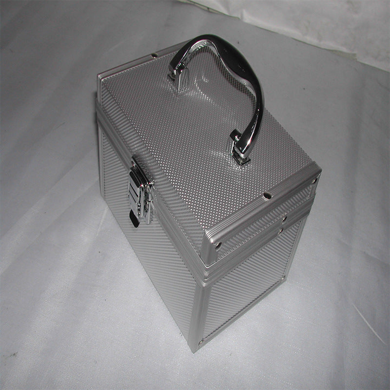 Aluminum alloy toolbox, instrument and equipment display box, portable aluminum alloy storage box, multi-functional aluminum box wholesale