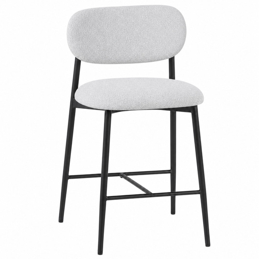 Modern light luxury bar stool, iron art cafe high stool, home restaurant island table soft-packed backrest chair