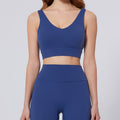 European and american sexy camisole sports bra for women - shockproof, beautiful back, yoga tank top, elastic, breathable sports bra for running