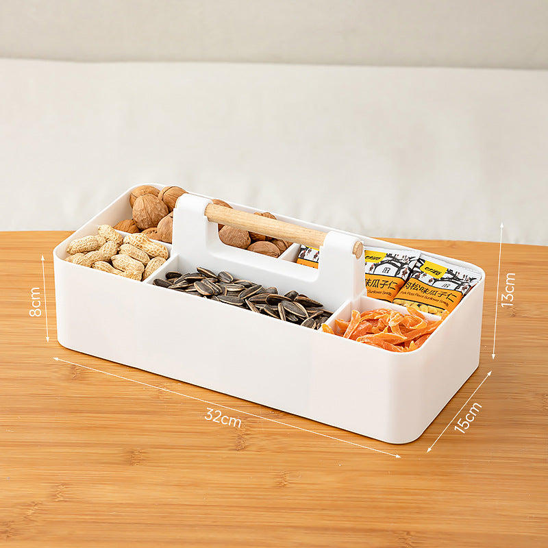 Nut dried fruit box Household simple multi-grid candy box Living room coffee table Large capacity snack storage box