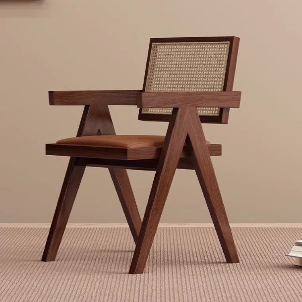 Rattan nordic dining chair for homecasual chair popularb&b balcony k chair solid wood chandigarh casual rattan chair