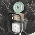 Bathroom toilet paper box toilet tissue box paper box waterproof wall-mounted punch-free storage rack roll paper box