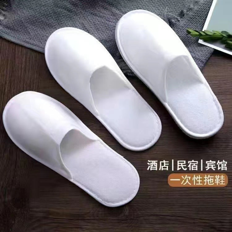Hygienic men's and women's slippers, non-slip, foldable travel slippers, new women's portable travel slippers, hotel slippers for men and women