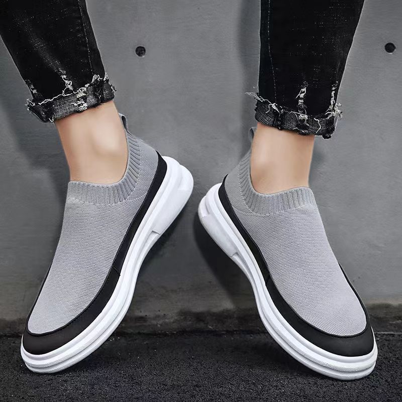 Summernew arrivalmen mesh breathable fly woven shoes stylish hand-sewn shoes casual sneakers k-styletrendyflats