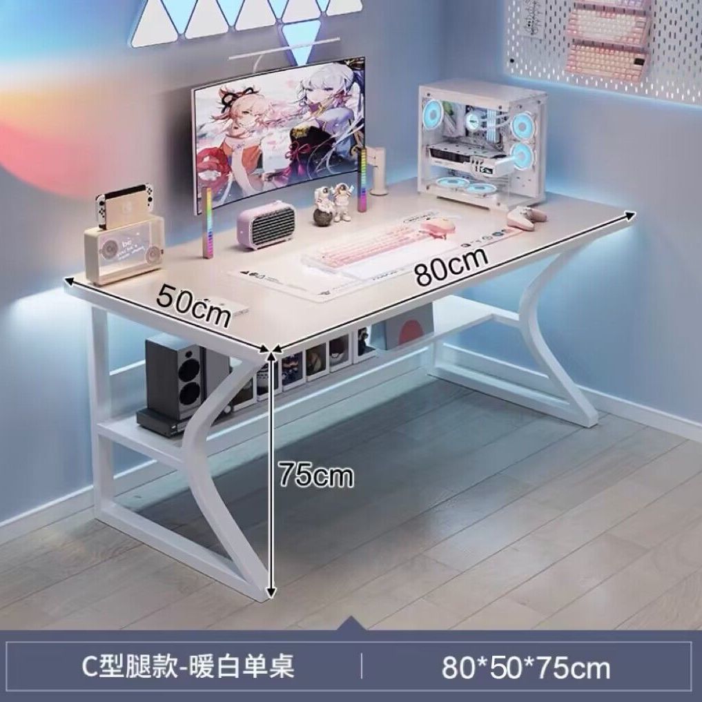 Computer desk Desktop Home e-sports table and chair Bedroom Simple table Workbench Desk Student study table Desk