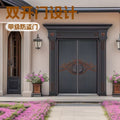 Zinc alloy door casual rural self-built house villa door grade a double door entrance door anti-theft door cast aluminum door