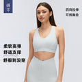 Women's high-impact sports bra for fitness, yoga, and running - shockproof criss-cross back bra - model d26074