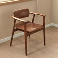 White wax solid wood north american black walnut backrest dining chair living room desk tea room chair stool modern casual kawashita chair