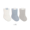Babylon three-pair kids socks combed cotton breathable baby knee socks socks candy color boneless infant socks